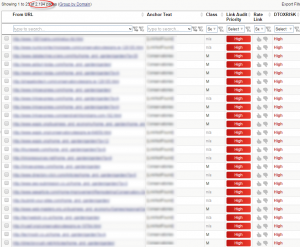Link Audit report