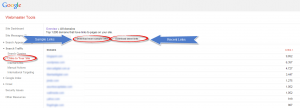 Links from Google WMT