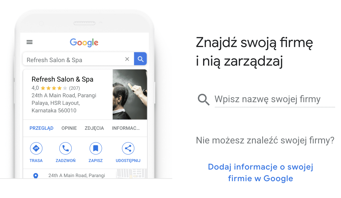 Formularz w Google Moja Firma krok po kroku