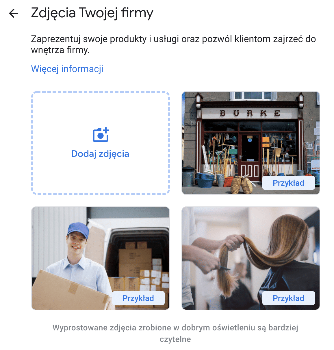 GMF - dodanie zdjęć