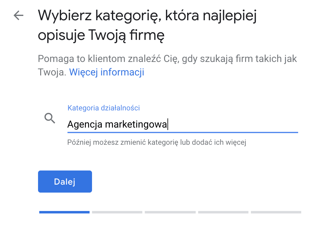 GMF - wybierz kategorię główną