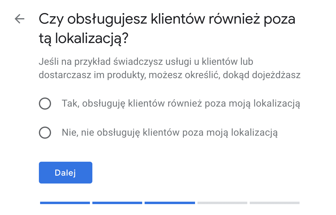 GMF - podaj informację dla klientów